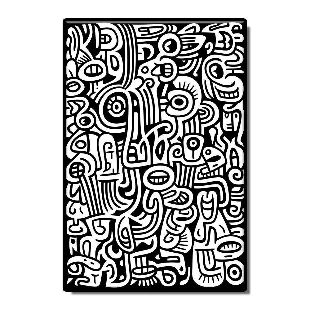 Nordic Abstract Keith Artwork Pictures Decorative Poster Canvas Painting Living Room Wall Art Prints Modern Home Decor Aesthetic