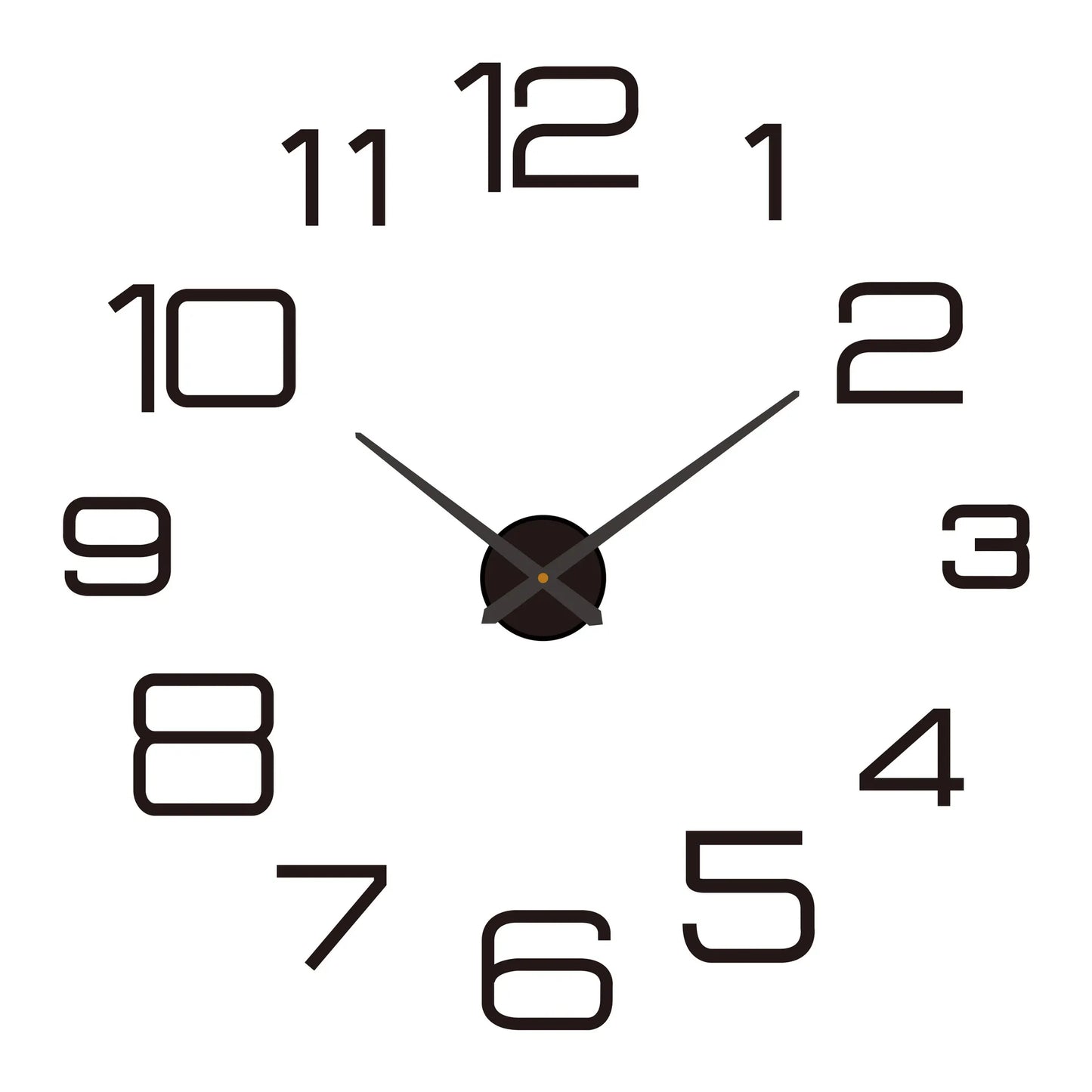 Modern Design Large Wall Clock 3D DIY Quartz Clocks Fashion Watches Acrylic Mirror Stickers Living Room Home Decor Horloge