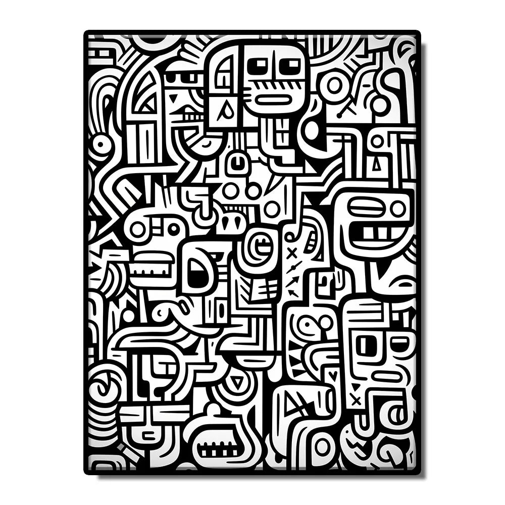 Nordic Abstract Keith Artwork Pictures Decorative Poster Canvas Painting Living Room Wall Art Prints Modern Home Decor Aesthetic