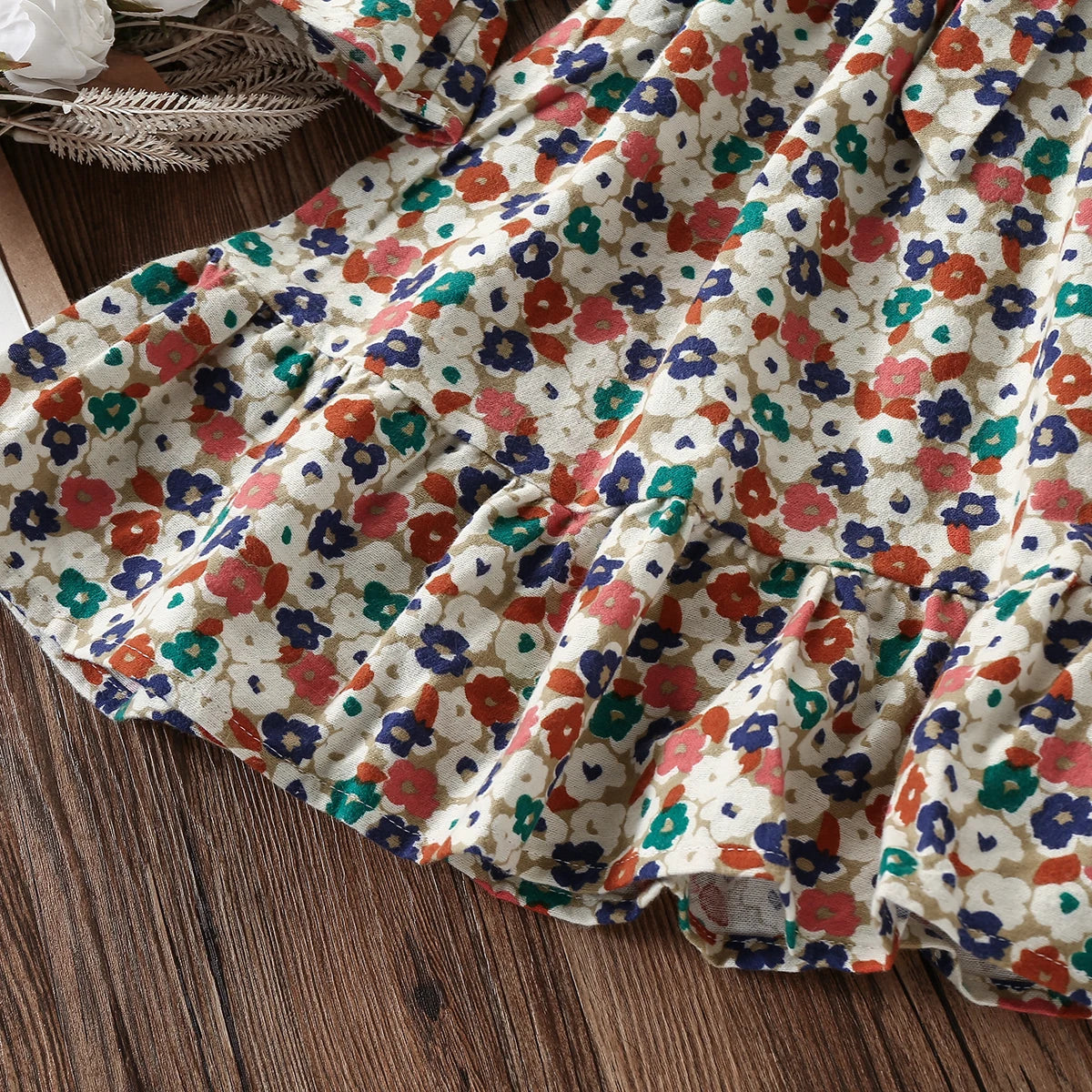 Baby Girls Dresses for Kids Clothing Spring Floral Long Sleeve Teenagers School Uniform Dress Children Vestidos 8 10 11 12 Years
