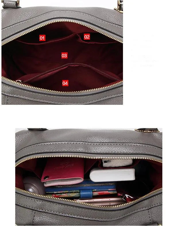 Leather Handbag Women Bag Hand Bag Fashion Shoulder Bags for women Totes Bag luxury elegant