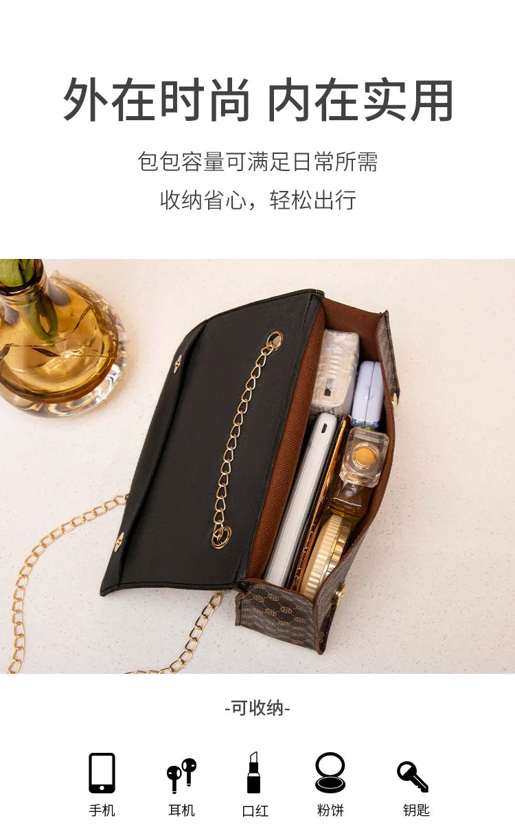 Women's Bag Autumn Winter New Female Literary Single-Shoulder Bag Minority Design Cross-Body Bag Trend Women's Bag Bolsos