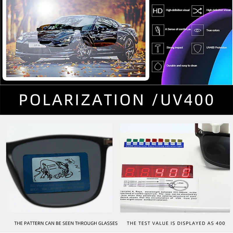 TR90 Polarized Sunglasses For Women Men UV400 Protection Brand Driving Sun Glasses Fashion Oculos De Sol Male Gafas