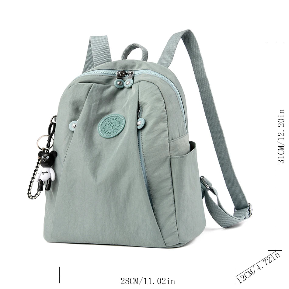 Fashion Solid Design Large Capacity Backpacks for School Teenagers Girls High-quality Waterproof Backpack Travel Bag pack