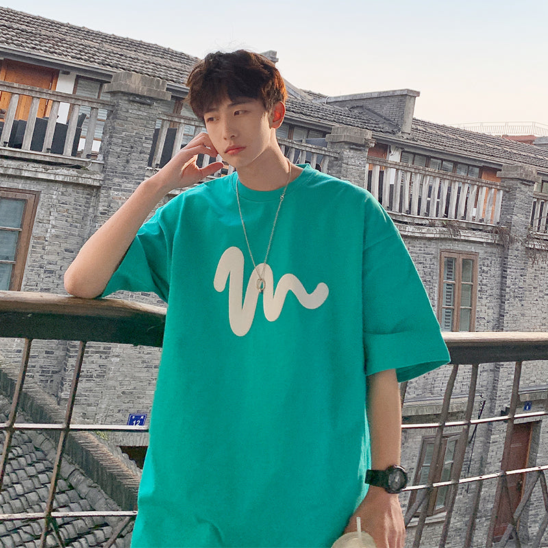 Pure Cotton Short Sleeve T-shirt Men