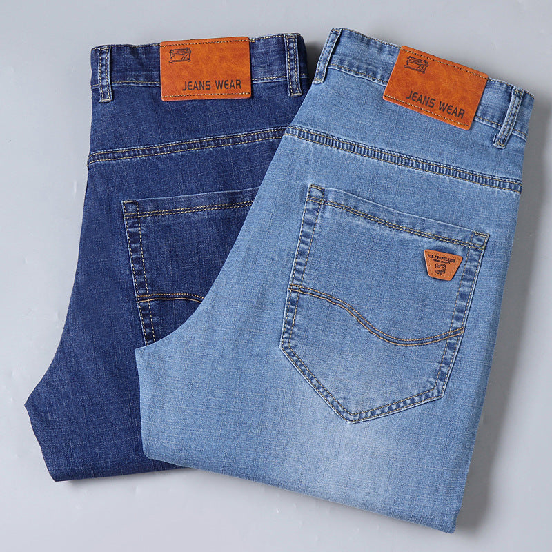 Casual Korean-style Comfortable Stretch Straight Jeans