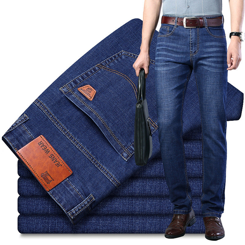 Casual Korean-style Comfortable Stretch Straight Jeans